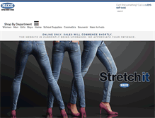 Tablet Screenshot of maxiestores.com